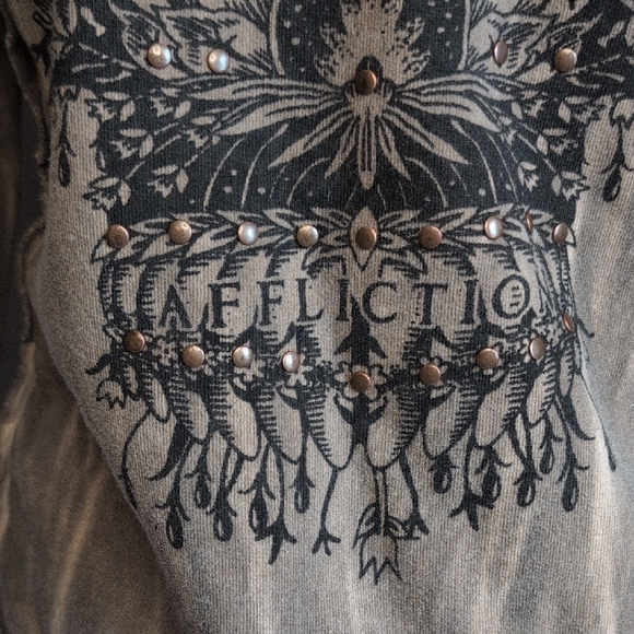 Affliction Hoodie Size Small - Picture 8 of 11